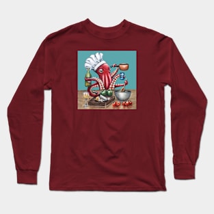 "OctoChef" - OctoKick collection Long Sleeve T-Shirt